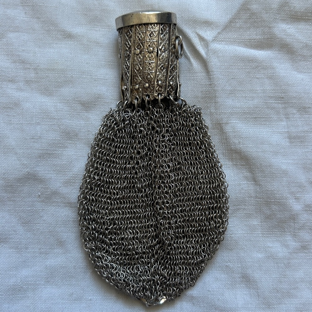 Antique Portuguese Silver Coin Purse